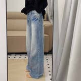 デニムパンツ レディース ワイドパンツ | shoppinggo | 詳細画像9 