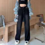 デニムパンツ ウエスト穴あき ウエストマーク | shoppinggo | 詳細画像5 