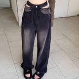 デニムパンツ ウエスト穴あき ウエストマーク | shoppinggo | 詳細画像16 
