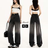 デニムパンツ グラデーション チャコールグレー | shoppinggo | 詳細画像1