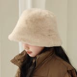 ベージュ | バケットハット ファー 帽子 | shoppinggo