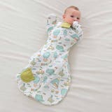 恐竜-緑 | おくるみ スリーパー 新生児 | shoppinggo