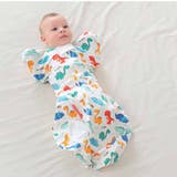 恐竜-白 | おくるみ スリーパー 新生児 | shoppinggo