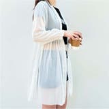 シアーカーディガン 透け感 UV対策 | shoppinggo | 詳細画像6 