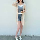 シアーカーディガン 透け感 UV対策 | shoppinggo | 詳細画像33 