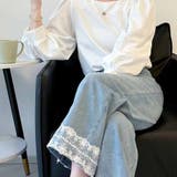 デニムパンツ 低身長 裾レース付き | shoppinggo | 詳細画像12 