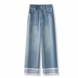 デニムパンツ 低身長 裾レース付き | shoppinggo | 詳細画像19 