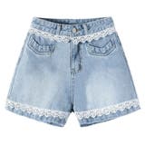 レース付きデニムパンツ ショートパンツレディース ショーパン | shoppinggo | 詳細画像21 