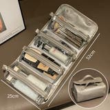 グレー | 化粧ポーチ トラベルポーチ 取り外し可能 | shoppinggo