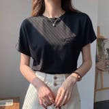 細見え フレンチスリーブ tシャツ | shoppinggo | 詳細画像15