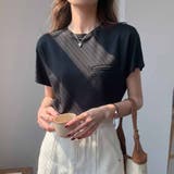 細見え フレンチスリーブ tシャツ | shoppinggo | 詳細画像16