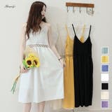 キャミワンピース 低身長 Vネック | shoppinggo | 詳細画像1