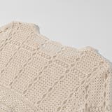 ニット 透かし編み シアーニット | shoppinggo | 詳細画像9 