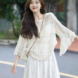 ニット 透かし編み シアーニット | shoppinggo | 詳細画像14 