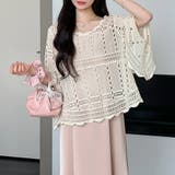 ニット 透かし編み シアーニット | shoppinggo | 詳細画像21 