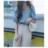 夏新作 パフスリーブ ブラウス | shoppinggo | 詳細画像4 