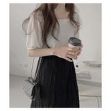 夏新作 パフスリーブ ブラウス | shoppinggo | 詳細画像12 