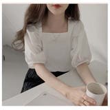 夏新作 パフスリーブ ブラウス | shoppinggo | 詳細画像17 