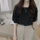 夏新作 パフスリーブ ブラウス | shoppinggo | 詳細画像20 