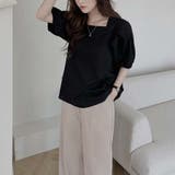 夏新作 パフスリーブ ブラウス | shoppinggo | 詳細画像24 