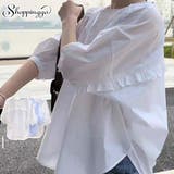 ブラウス バックリボン シャツトップス半袖 | shoppinggo | 詳細画像1 