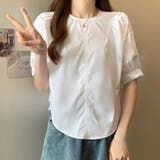 ブラウス バックリボン シャツトップス半袖 | shoppinggo | 詳細画像11 