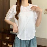 ブラウス バックリボン シャツトップス半袖 | shoppinggo | 詳細画像12 