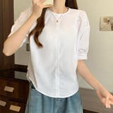 ブラウス バックリボン シャツトップス半袖 | shoppinggo | 詳細画像13 