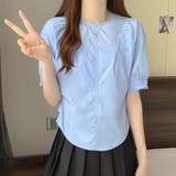 ブラウス バックリボン シャツトップス半袖 | shoppinggo | 詳細画像16 