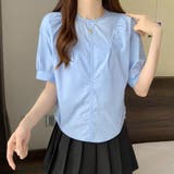 ブラウス バックリボン シャツトップス半袖 | shoppinggo | 詳細画像17 