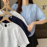 ブラウス バックリボン シャツトップス半袖 | shoppinggo | 詳細画像18 