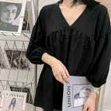 シャツ 秋服ブラウス Vネック | shoppinggo | 詳細画像16 