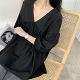 シャツ 秋服ブラウス Vネック | shoppinggo | 詳細画像18 