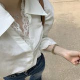 新作ブラウス シャツ レース付きトップス | shoppinggo | 詳細画像16 