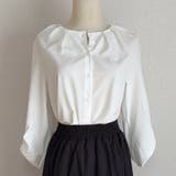 シャツ キーネック フロントタック | shoppinggo | 詳細画像5 