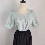 新作ブラウス シャツブラウス スクエアネック | shoppinggo | 詳細画像33 