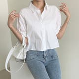 バックプリーツシャツ タック ブラウス | shoppinggo | 詳細画像9 