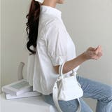 バックプリーツシャツ タック ブラウス | shoppinggo | 詳細画像12 