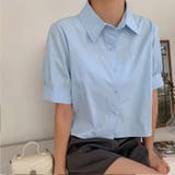 バックプリーツシャツ タック ブラウス | shoppinggo | 詳細画像21 