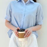 バックプリーツシャツ タック ブラウス | shoppinggo | 詳細画像24 