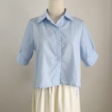 バックプリーツシャツ タック ブラウス | shoppinggo | 詳細画像33 