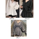 パフスリーブ ブラウス ブラウス | shoppinggo | 詳細画像2 