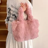 ピンク | ファーバッグ ふわふわ ミニトートバッグ | shoppinggo