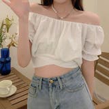 新作ブラウス風 バックリボン スクエアネック | shoppinggo | 詳細画像15 