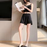 ペチパンツ シフォンレース切り替え透け防止 インナーパンツ | shoppinggo | 詳細画像9