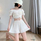 ペチパンツ シフォンレース切り替え透け防止 インナーパンツ | shoppinggo | 詳細画像11