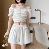 ペチパンツ シフォンレース切り替え透け防止 インナーパンツ | shoppinggo | 詳細画像12