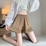 ペチパンツ シフォンレース切り替え透け防止 インナーパンツ | shoppinggo | 詳細画像17