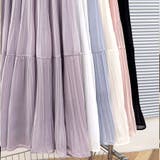 フレアスカート チュールスカート プリーツスカート黒 | shoppinggo | 詳細画像36