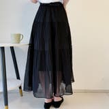 フレアスカート チュールスカート プリーツスカート黒 | shoppinggo | 詳細画像59